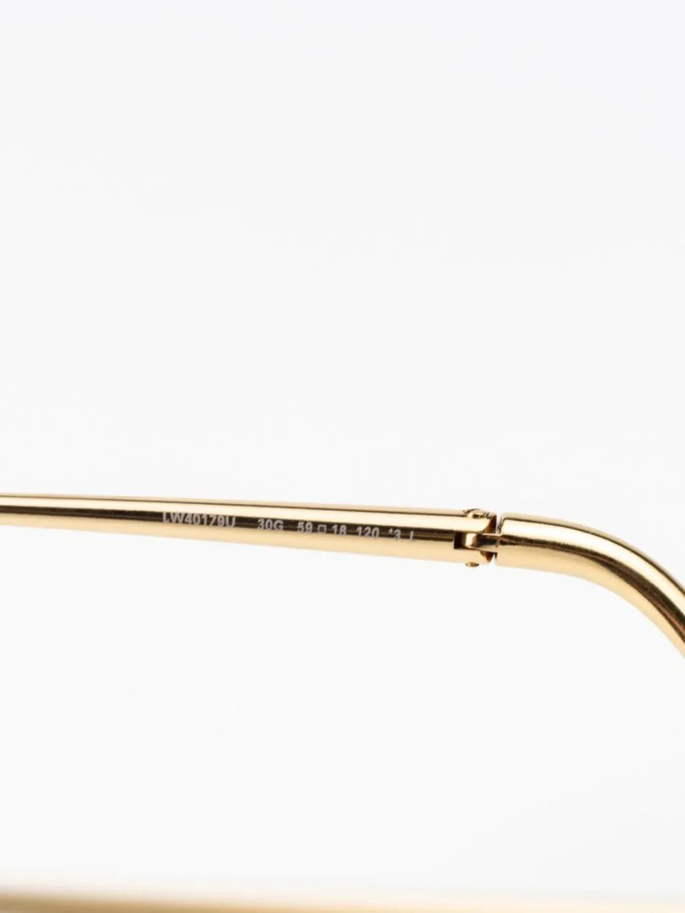 Loewe Women Sunglasses Endura Gold Cat Eye LW40179U 30G NEW AUTHENTIC